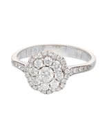 Vicenza - Piazzetta Palladio 2 - Anillo Golay Mujer in Oro blanco Diamante 0.68 Ct ACT004DI1 0.68 G SI - ACT004DI1 0.68 G SI